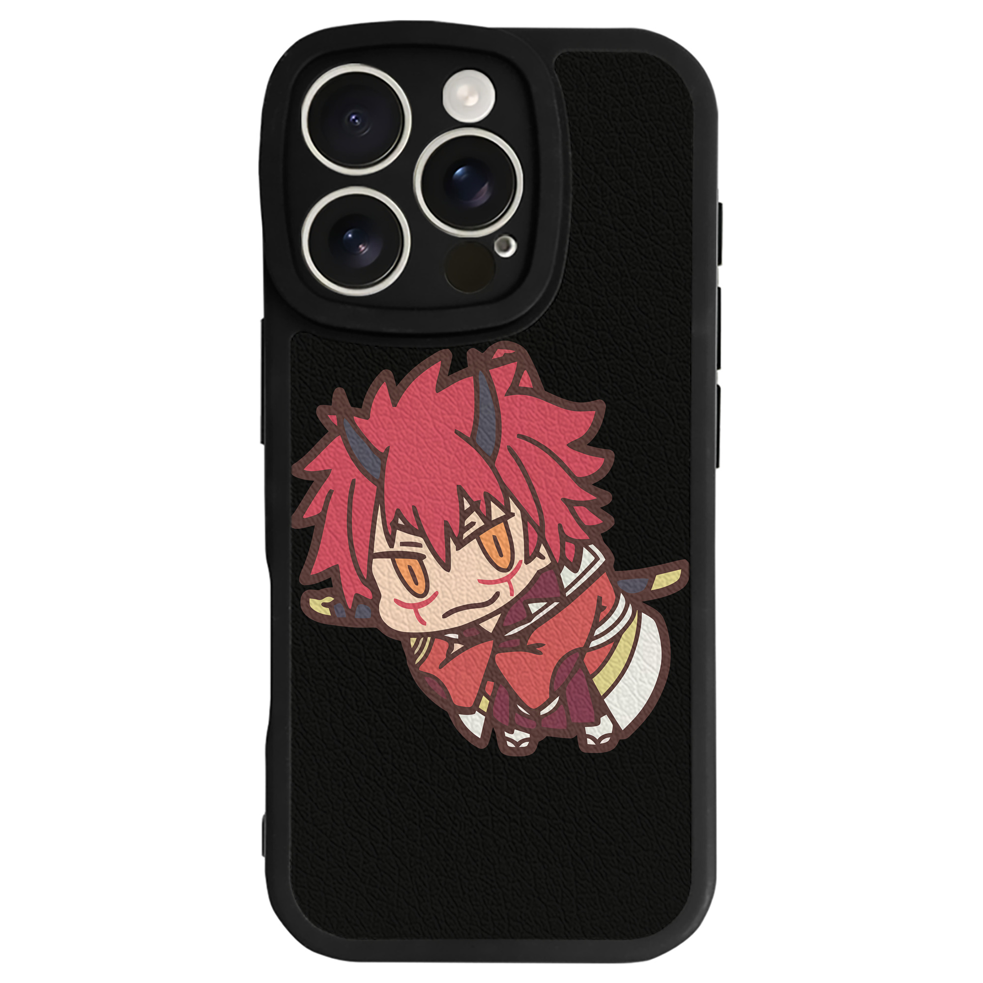 （画像用） 転スラ Regarding Reincarnated to Slime 【iPhone 16シリーズ対応】シリコンスマホケース（レザー調） 材質：シリコン